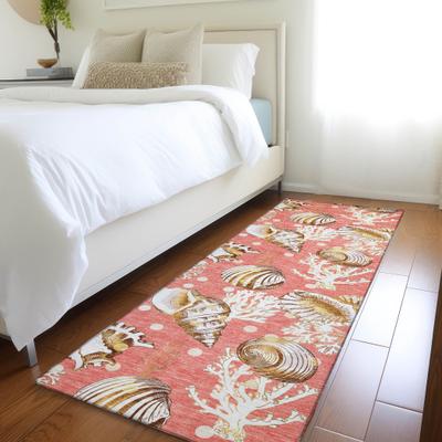 Addison Rugs Premium Washable Super Soft Coastal Seashells Mayfield Rug