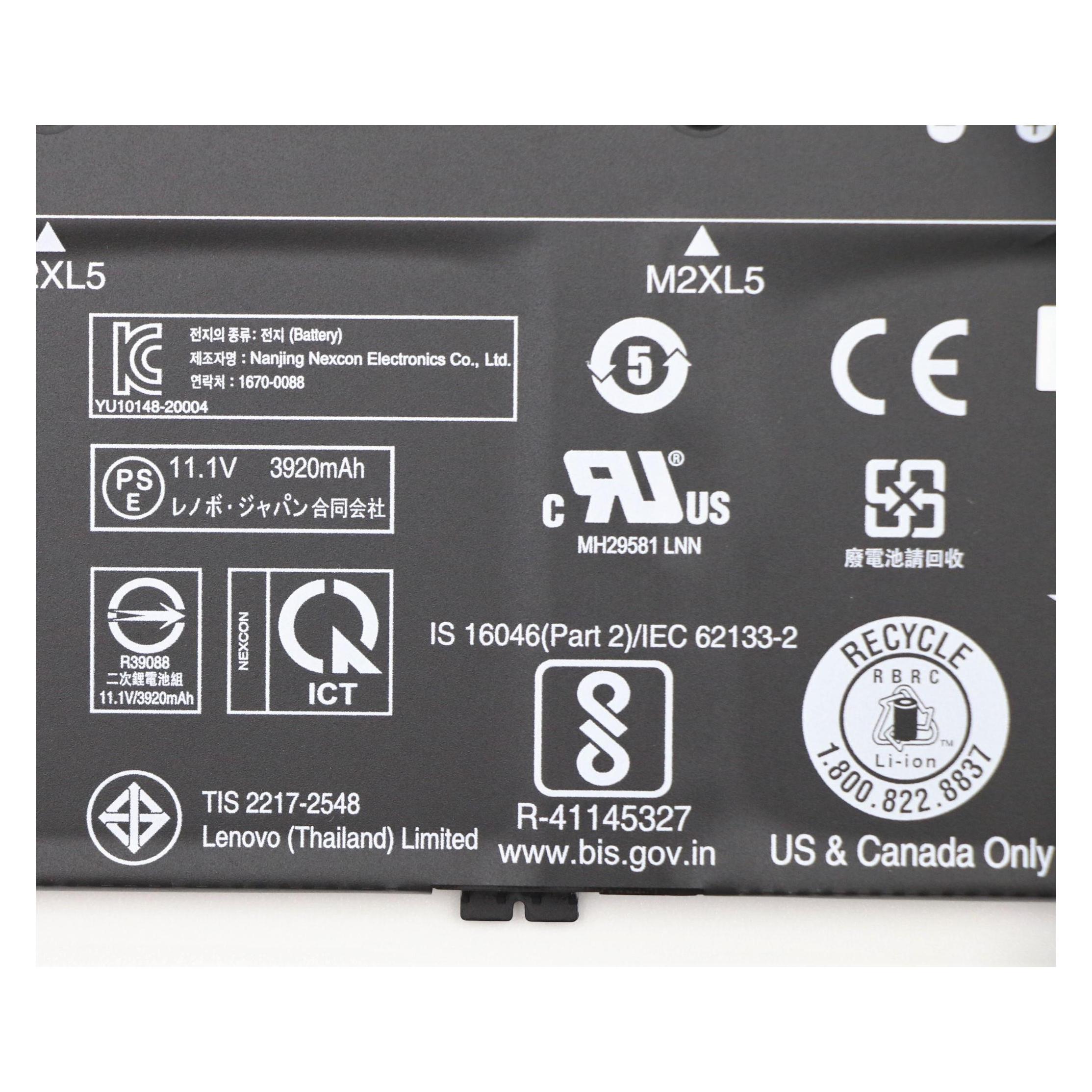 Lenovo LG L19L3PD5 11.1V45Wh3cell (3 Zellen, 4050 mAh) (5B10X02603)