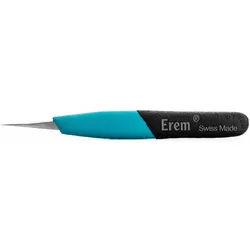 Weller Erem, Pinzette, ESD-sichere Pinzette mit spitz zulaufenden Spitzen, Präzisionspinzette, Edelstahl, 120mm