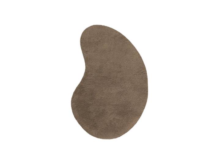 Ferm Living - Forma Wollteppich S, aschbraun