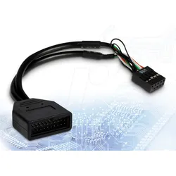 IT88885217 - USB 3.0 intern 19-Pol Buchse auf USB 2.0 9-Pol Stecker