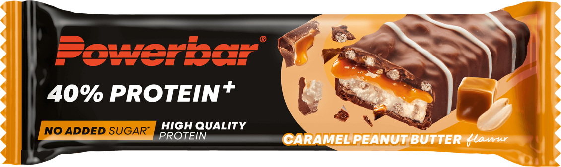 Powerbar 40% Protein+ Crisp Riegel Caramel Peanut Butter 1 Stück