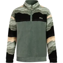 PROTEST PRTPUBLIC 1/4 ZIP Fleece 2027 evergreen - XXL