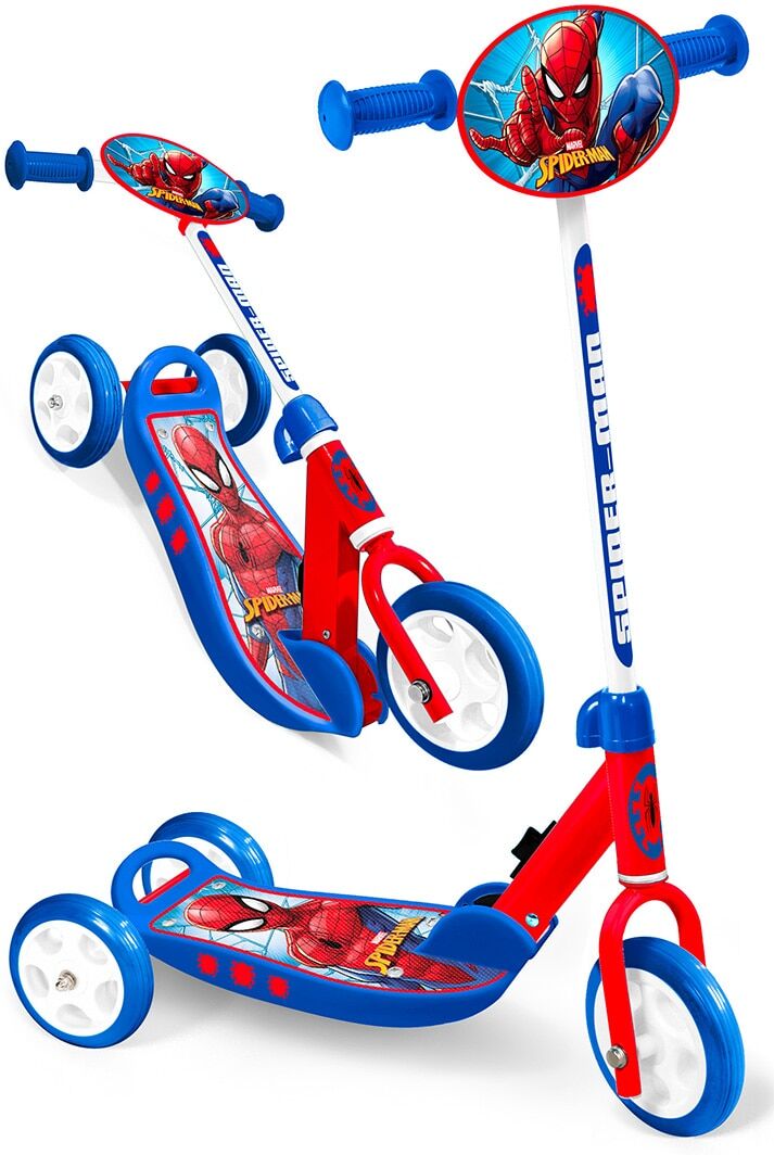 Stamp Patinete Spiderman 3 Ruedas Plegable .