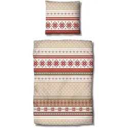 Traumschlaf, Bettwäsche, Schneeflocken (Bettwäsche Set, 240 x 220 cm)