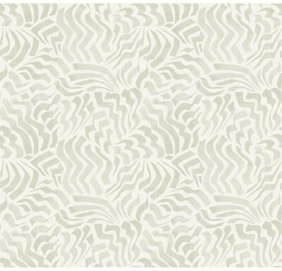 Christiane Lemieux Lemieux et Cie Zora Wave Light Grey Wallpaper