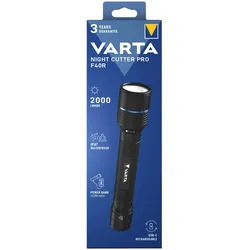 Varta Night Cutter Pro F20R Schwarz Taschenlampe LED