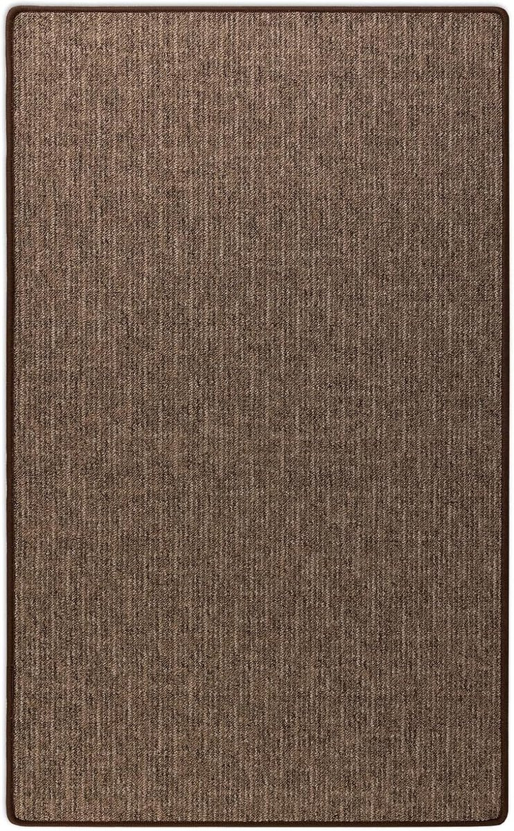 Bruin Vloerkleed Runner Maatwerk Tapijt 100 x 150 cm
