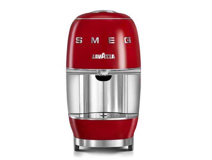Machine à café dosette lavazza 0,9l rouge smeg