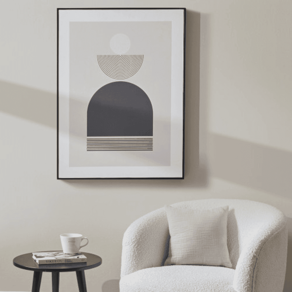 Art Deco Black & Gold Framed Wall Art