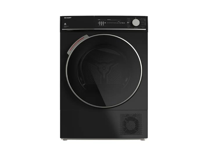 Sharp KD-NHH8S9GB3-DE Wäschetrockner Schwarz rechts