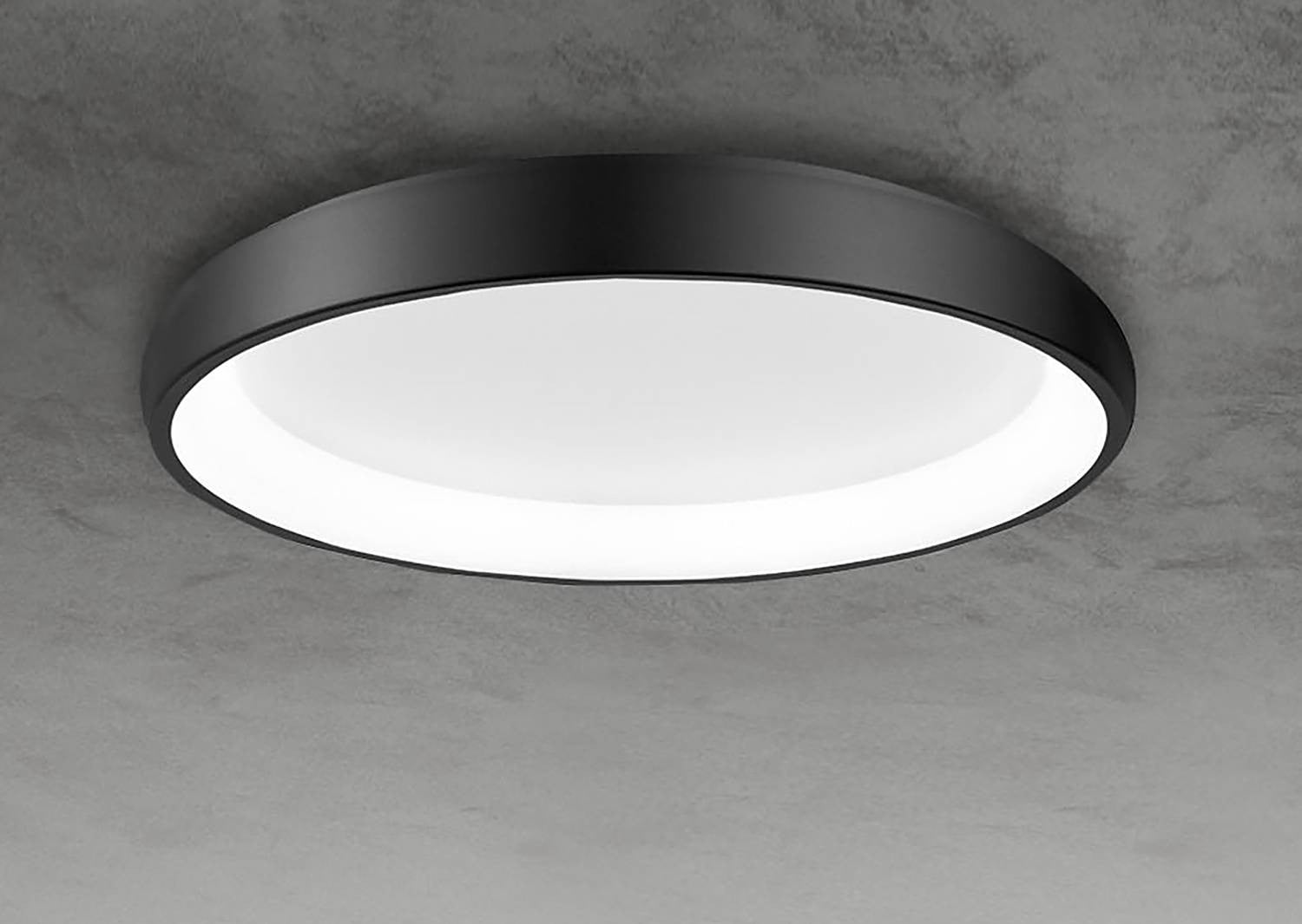Nova Luce Albi Plafondlamp - Zwart - Ø 61 cm - LED