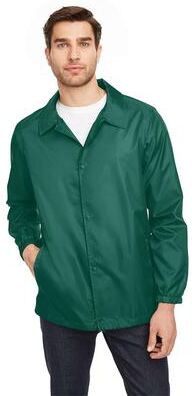 Team 365 TT75 Zone Protect Coaches Jacket in Sport Forest Green size Small   Polyester