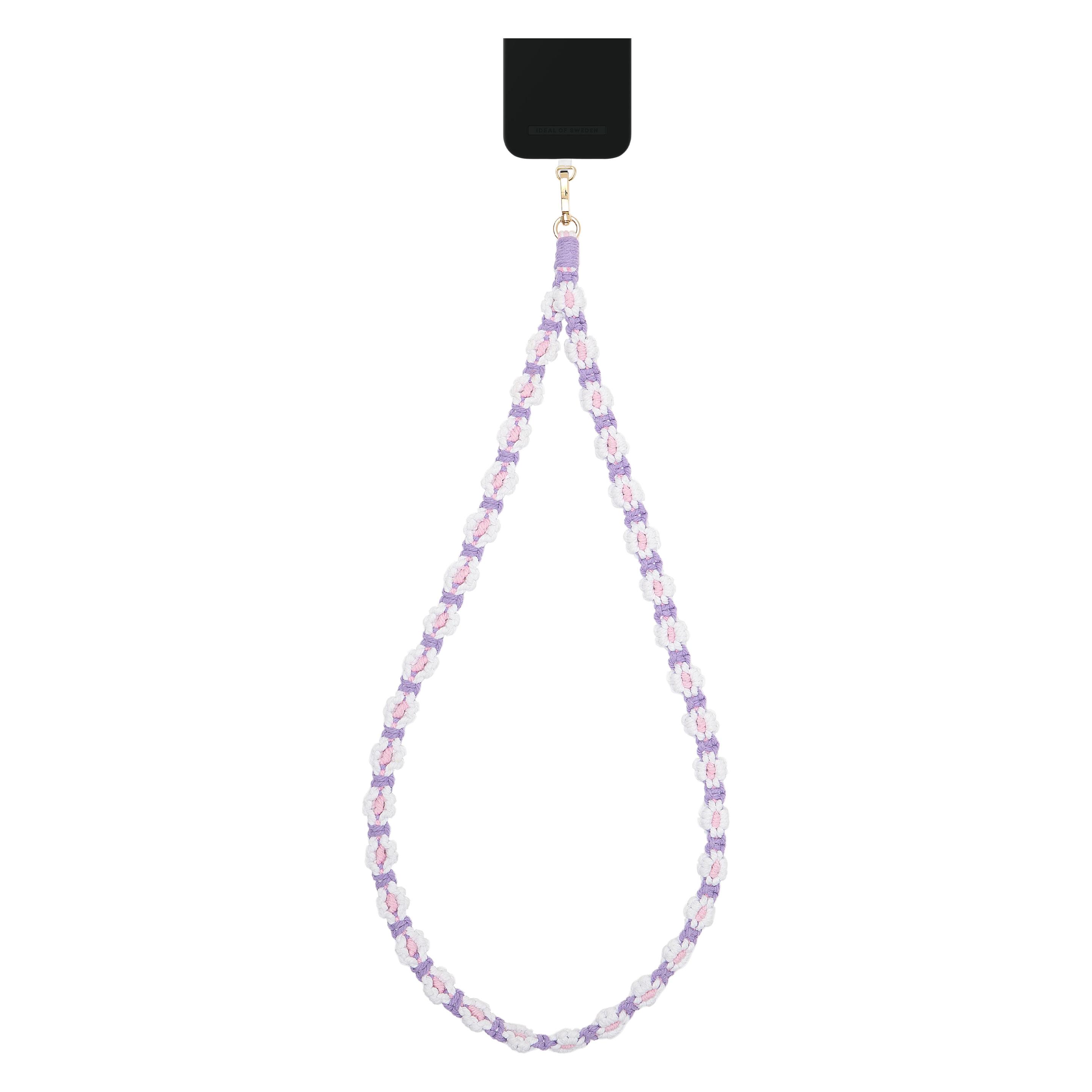 iDeal Of Sweden für alle Cases mit Ladeanschluss mittig Necklace Phone Strap Crochet Flower (IDCDS-540)