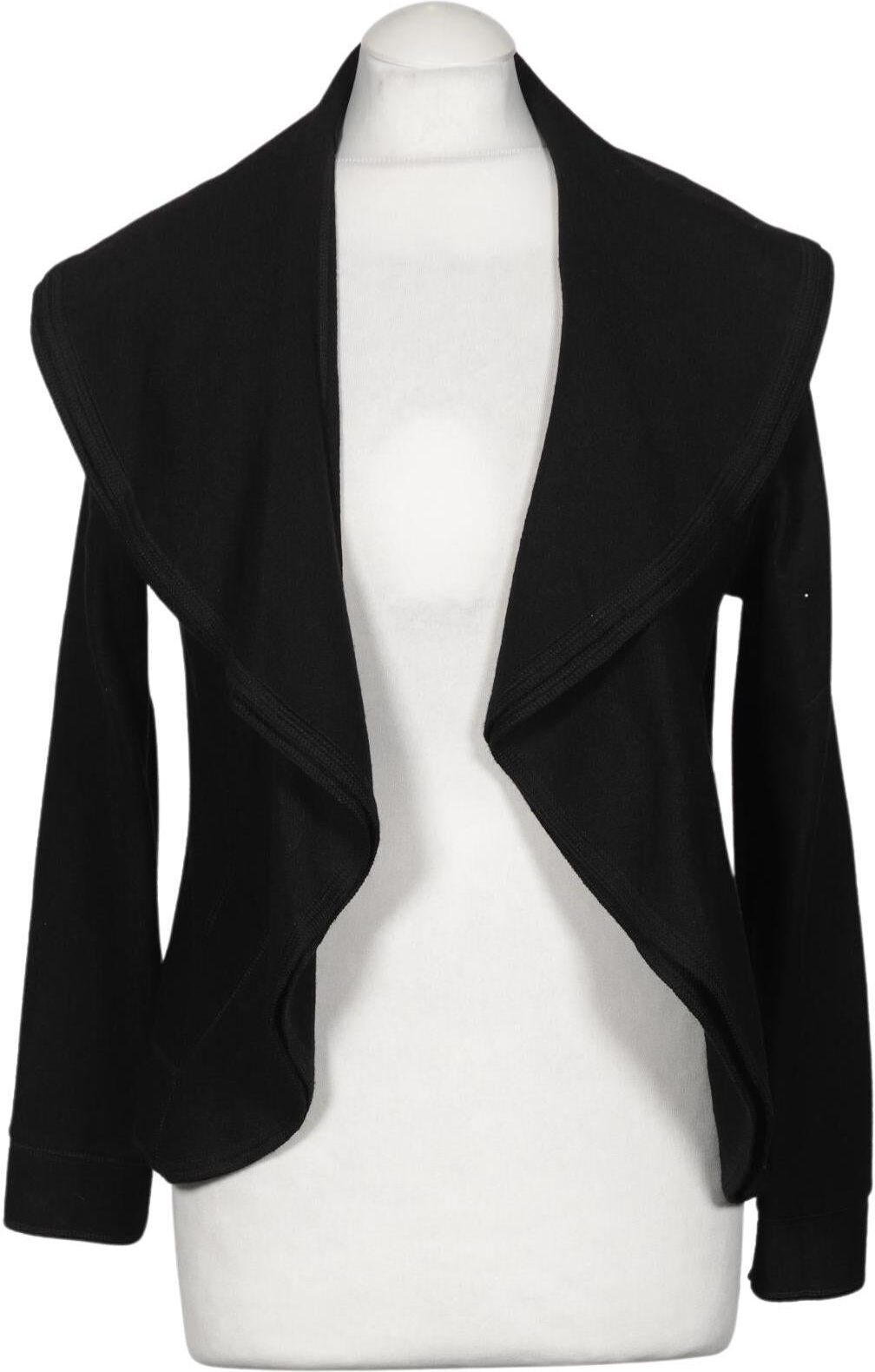 Cain Damen Strickjacke, Schwarz, Gr. EU 40 (Marc Cain N4), Schurwolle - Second Hand