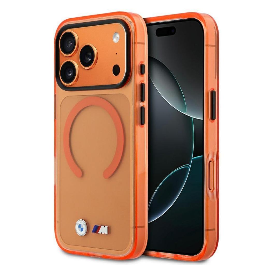 BMW Etui M IML Metal Logos MagSafe do iPhone 17 Pro Max promarańczowy (Apple iPhone 17 Pro Max) (66952795)