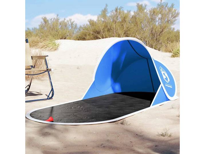 vidaXL Strandzelt Azurblau Pop-Up Wasserdicht
