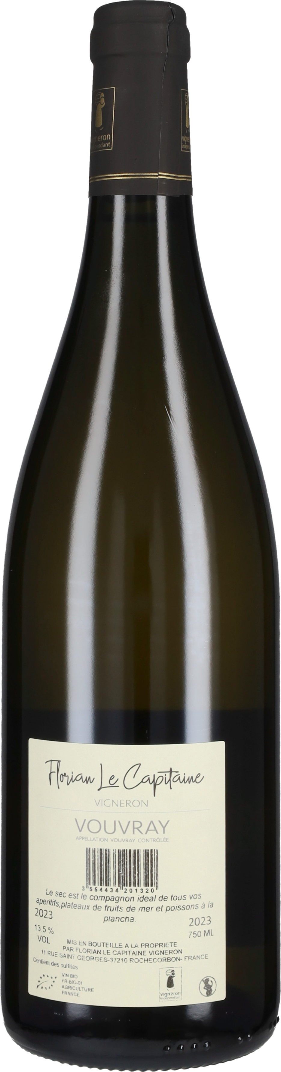 Vouvray Sec Florian Le Capitaine 2023