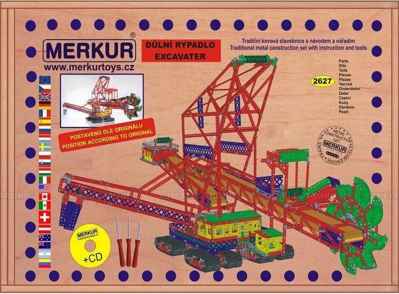 Merkur Maxi - Bagger, 2627 Teile
