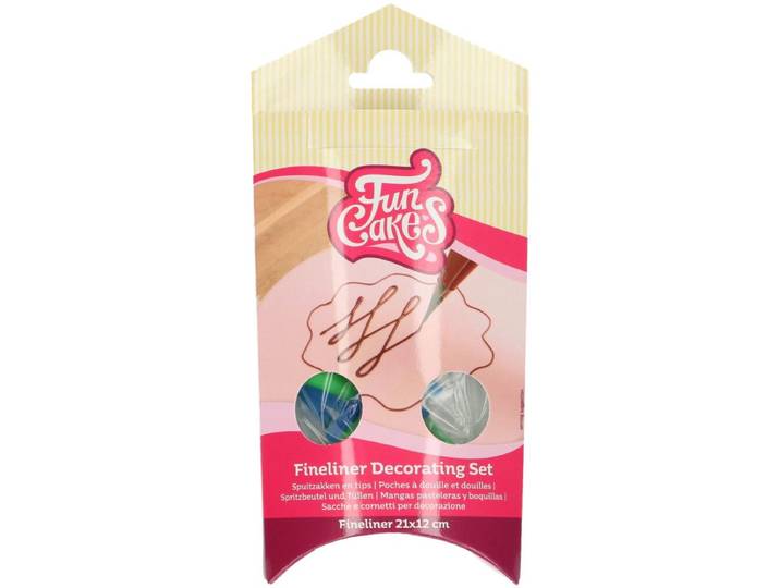 FunCakes Wegwerp Spuitzakken met Afsluitbare Spuitmondjes - Set/10