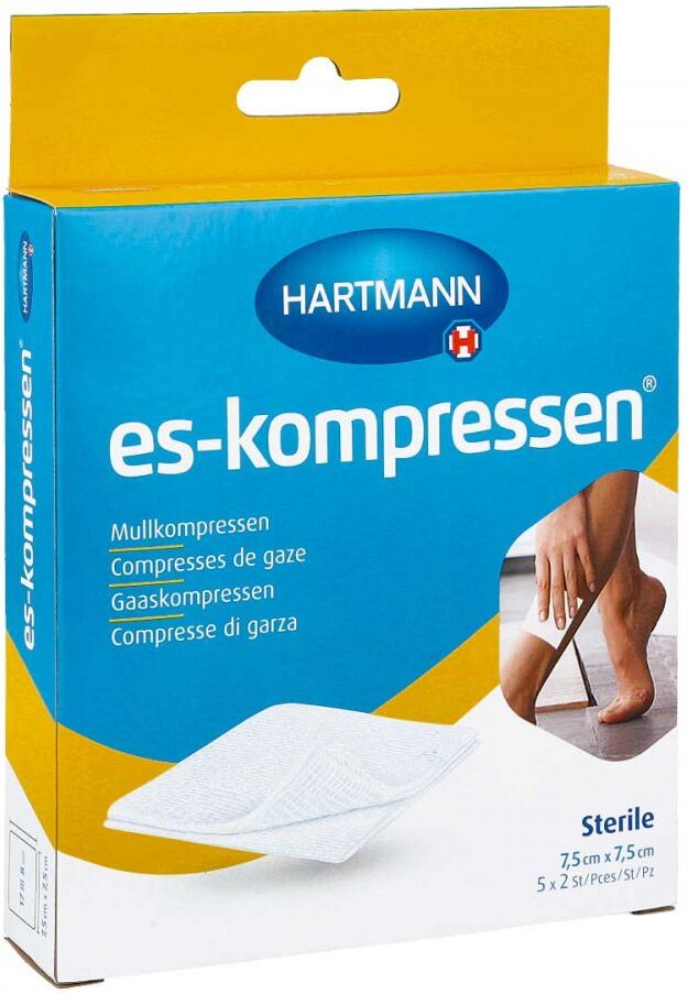 Paul Hartmann AG Es-kompressen Steril 7,5x7,5 Cm 8fach 17fädig