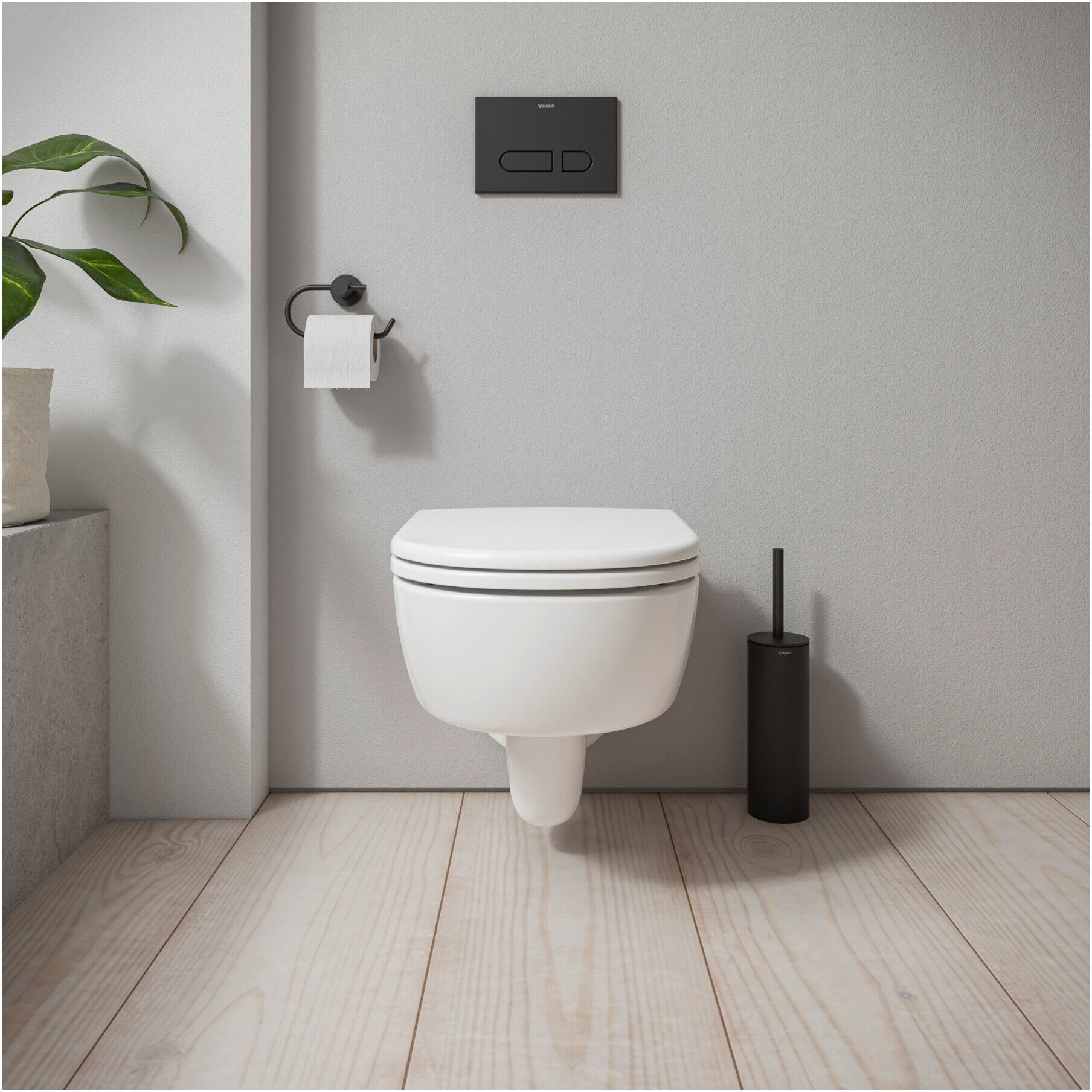 Duravit Wand-WC, Tiefspüler D-Code 37x54cm, 4 l, riml, w, m vorm. Scharn. (2513090021)