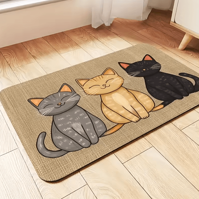 Inspire Curations SplashGuard Absorbent Pet Feeding Mat 80x50cm a