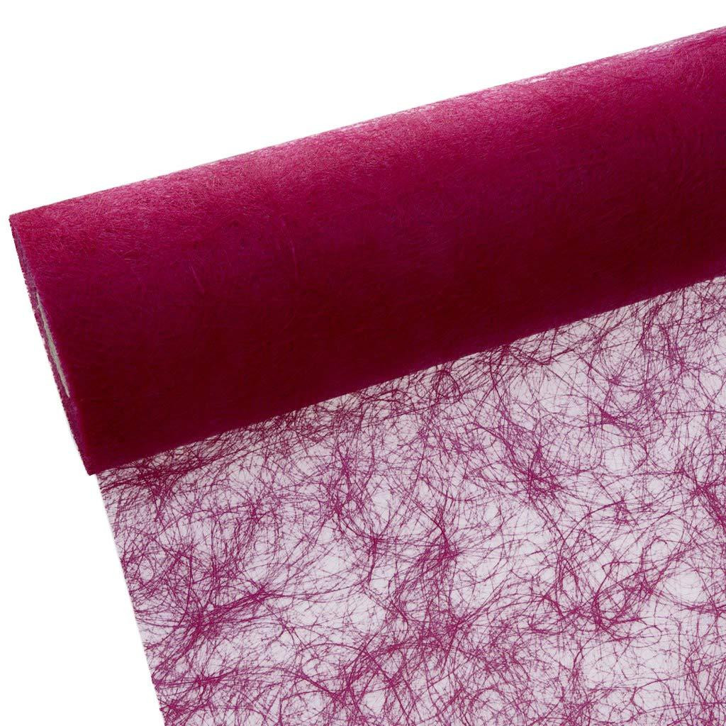 Sizoflor Tafelkleed met hartjes, roze, polyester, 25 meter, breedte: 30 cm