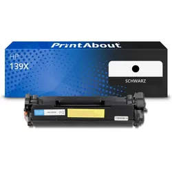 Toner kompatibel mit HP 139X (W1390X) - Schwarz