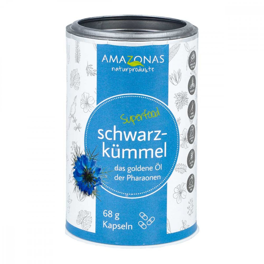 AMAZONAS Naturprodukte Handels GmbH Schwarzkümmelöl Kapseln 03295390