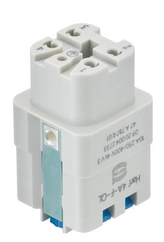 HARTING 09200042733 Stifteinsatz 4 Han-Quick Lock 1St.