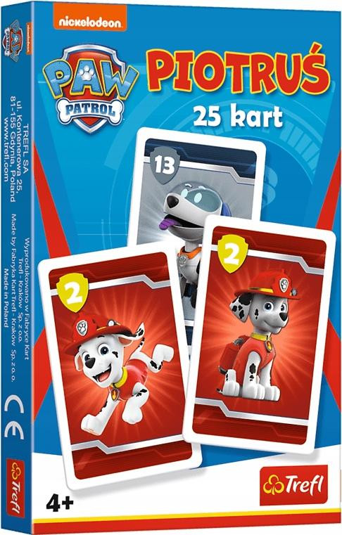 TREFL Paw Patrol PIOTRUŚ Kaartspel voor kinderen