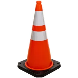 Stier, Verkehrstechnik, Leitkegel 750 mm 2 Streifen 4 kg 5 Stk