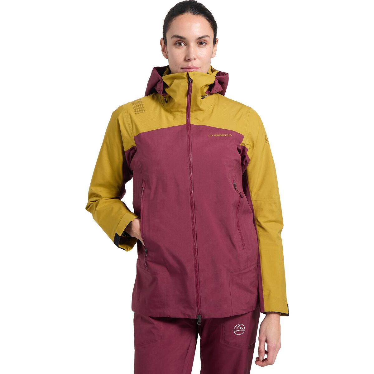 La Sportiva Alpine Guide GTX Performance Jacket Women redwood/savana (R25E32) S ZAMJ101R25E32S