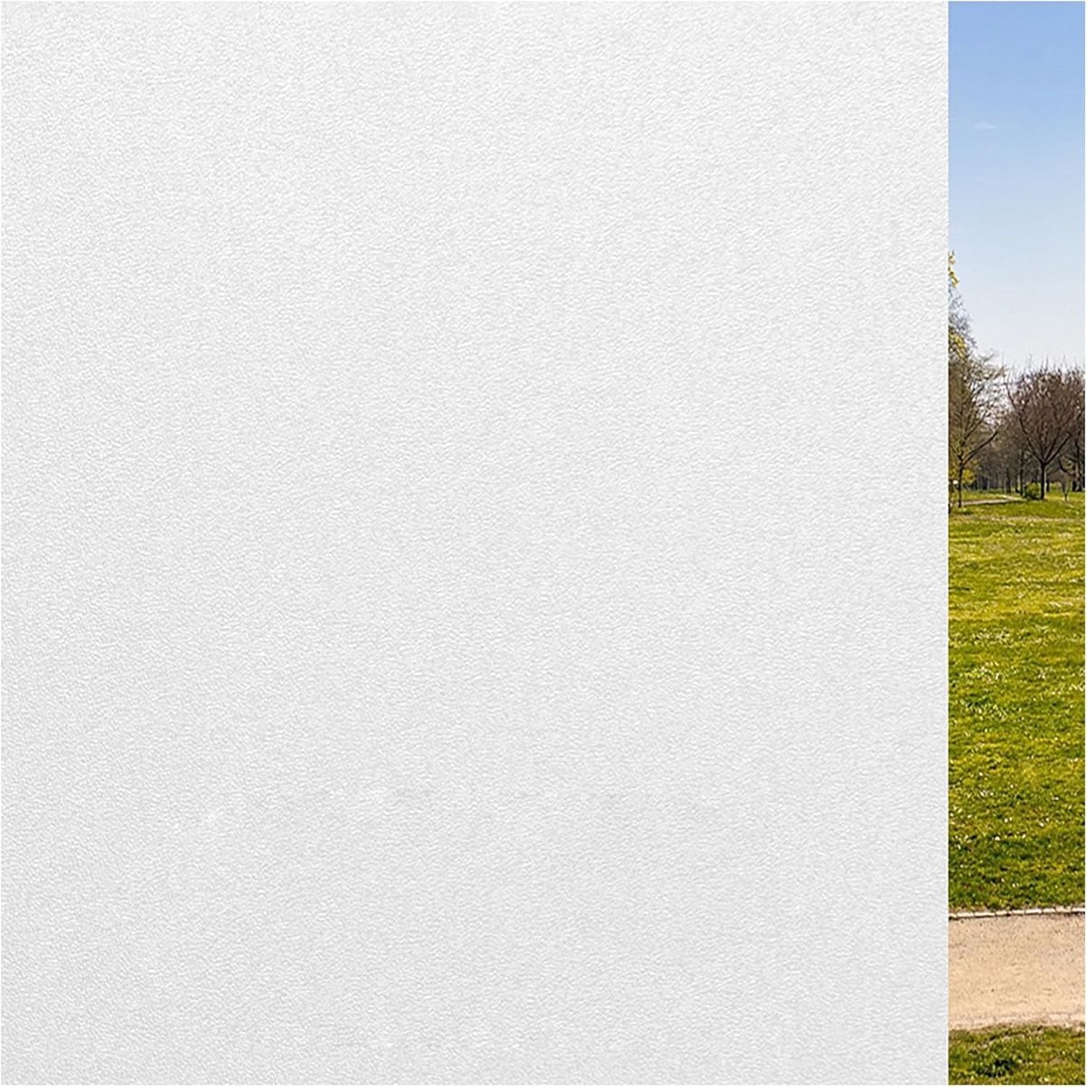 Matwitte privacy raamfolie - Statisch hechtend - 100 x 500 cm