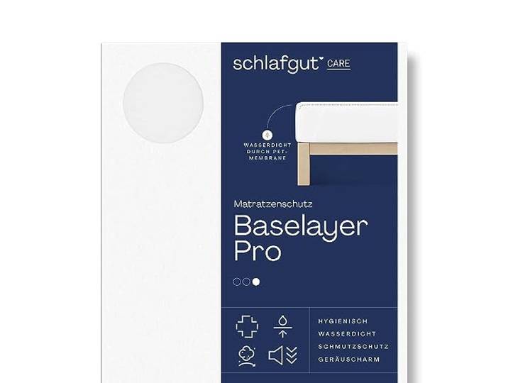 schlafgut Pro Molton Matratzenschoner 140x200cm, wasserdicht Baumwolle