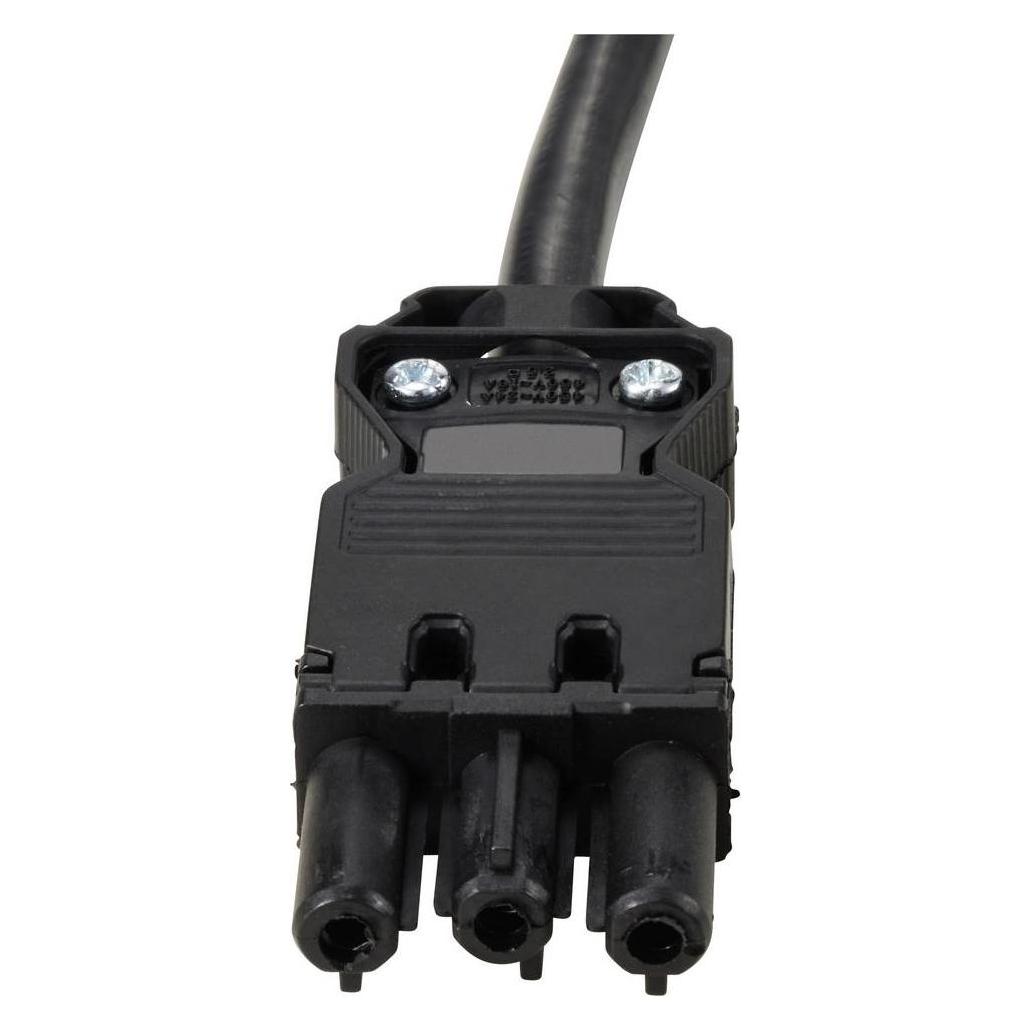 Sygonix SY-6676348 Anschlussleitung Schwarz 3 m (3 m) (SY-6676348)