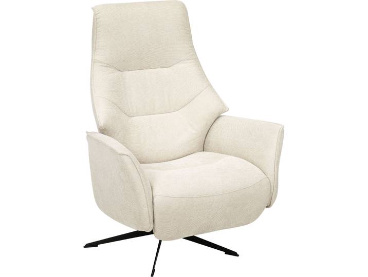 Relaxsessel Zohra Beige Stoff T 84 B 78 H 110 cm - Relaxsessel