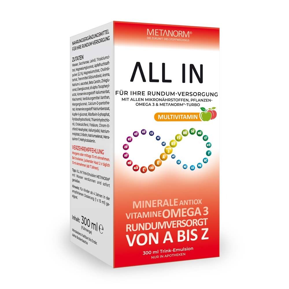 ALL IN Trink-Emu Metanorm 300 ml Flüssigkeit