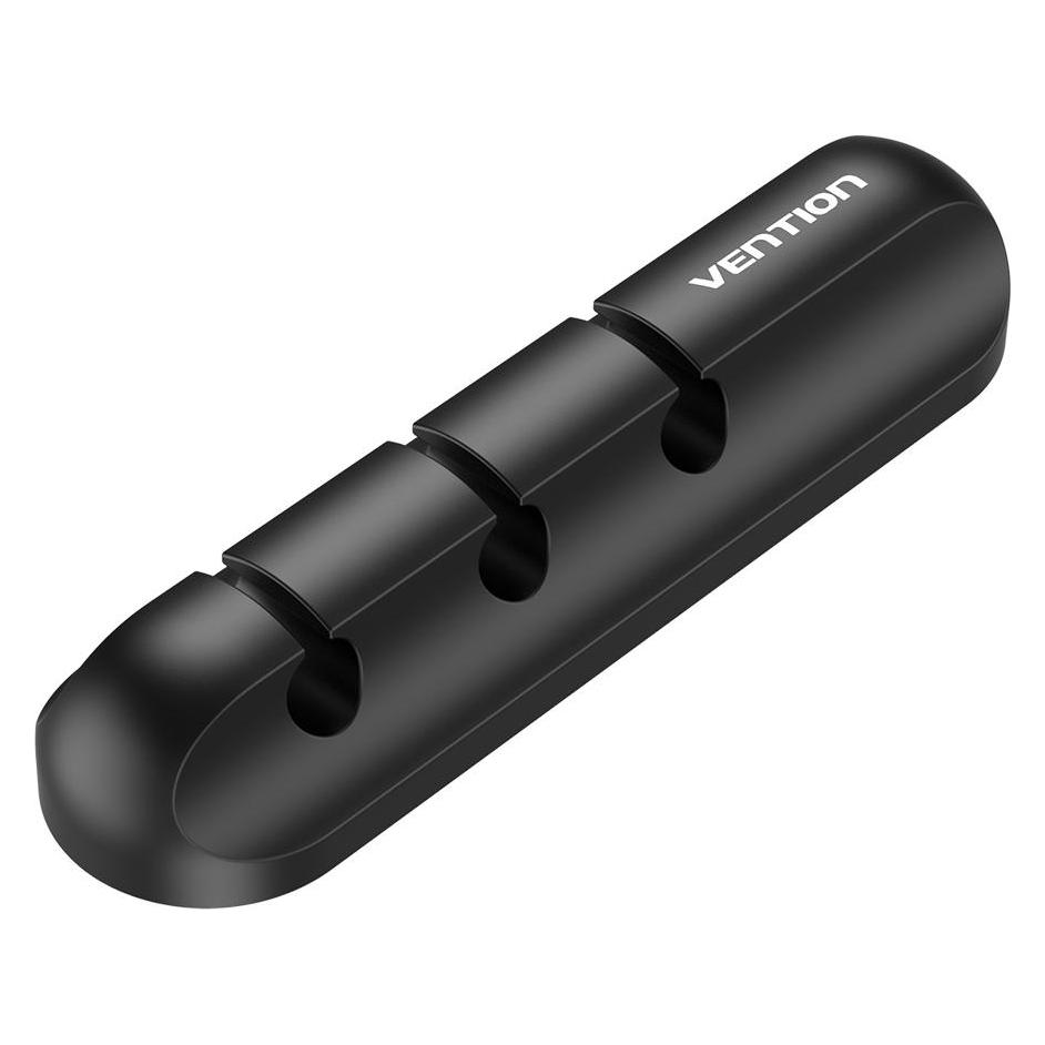 Vention 3 Ports Desktop Cable Manager Black 2 Pack (KBTB0-2)