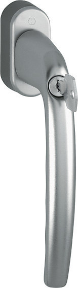 HOPPE Fenstergriff Atlanta PSK-0530S/US952-1 100NM, abschließbar, oval,7/32-42,F9 10766624
