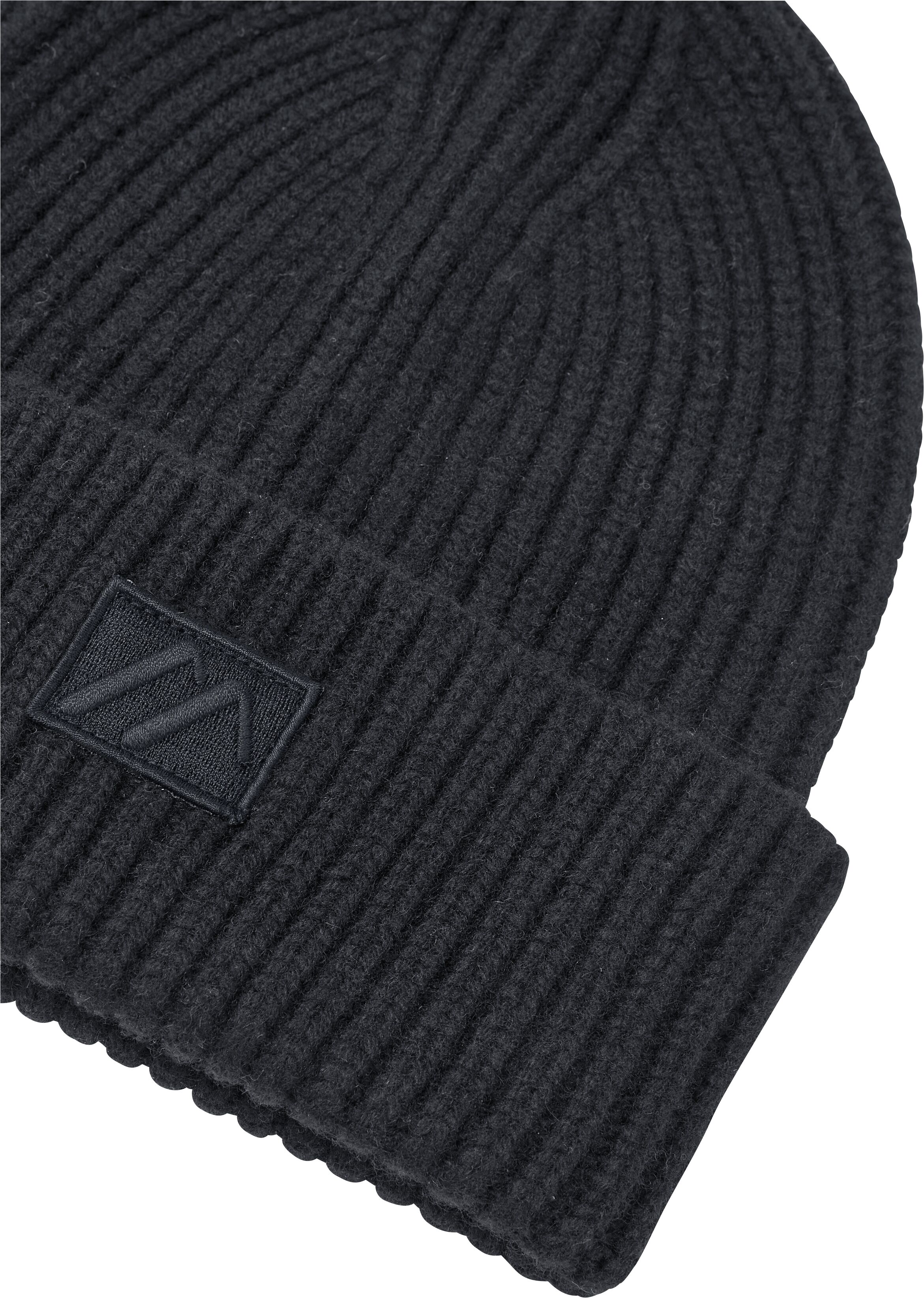 Strickmütze MAIER SPORTS "MS FAV Beanie", schwarz, Kunstfaser, Mützen Strickmütze schwarz Einheitsgröße