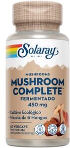 Solaray Mushroom Complete Fermentado 450 mg 60 VCaps