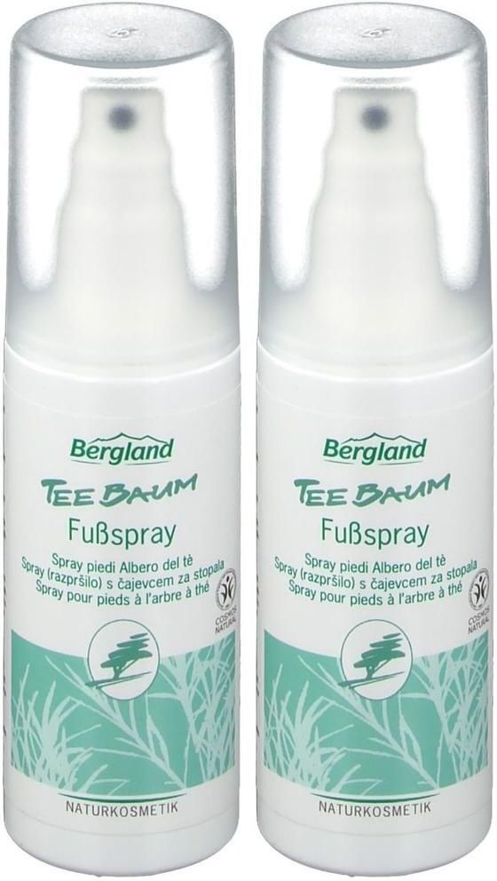 Bergland Teebaum Fussspray 2x 2x100 ml Spray