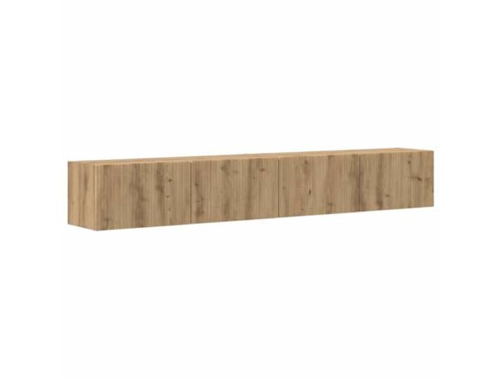 Moderne TV-Möbel mit funktionalen Regalen 98 x 31 x 29,5 cm Artisan 02_0054934 aus Eichenholz, 2 Stück