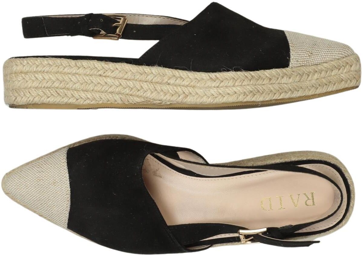 Raid Damen Sandalen, Schwarz, Gr. EU 39 (UK 6), kein / Etikett - Second Hand