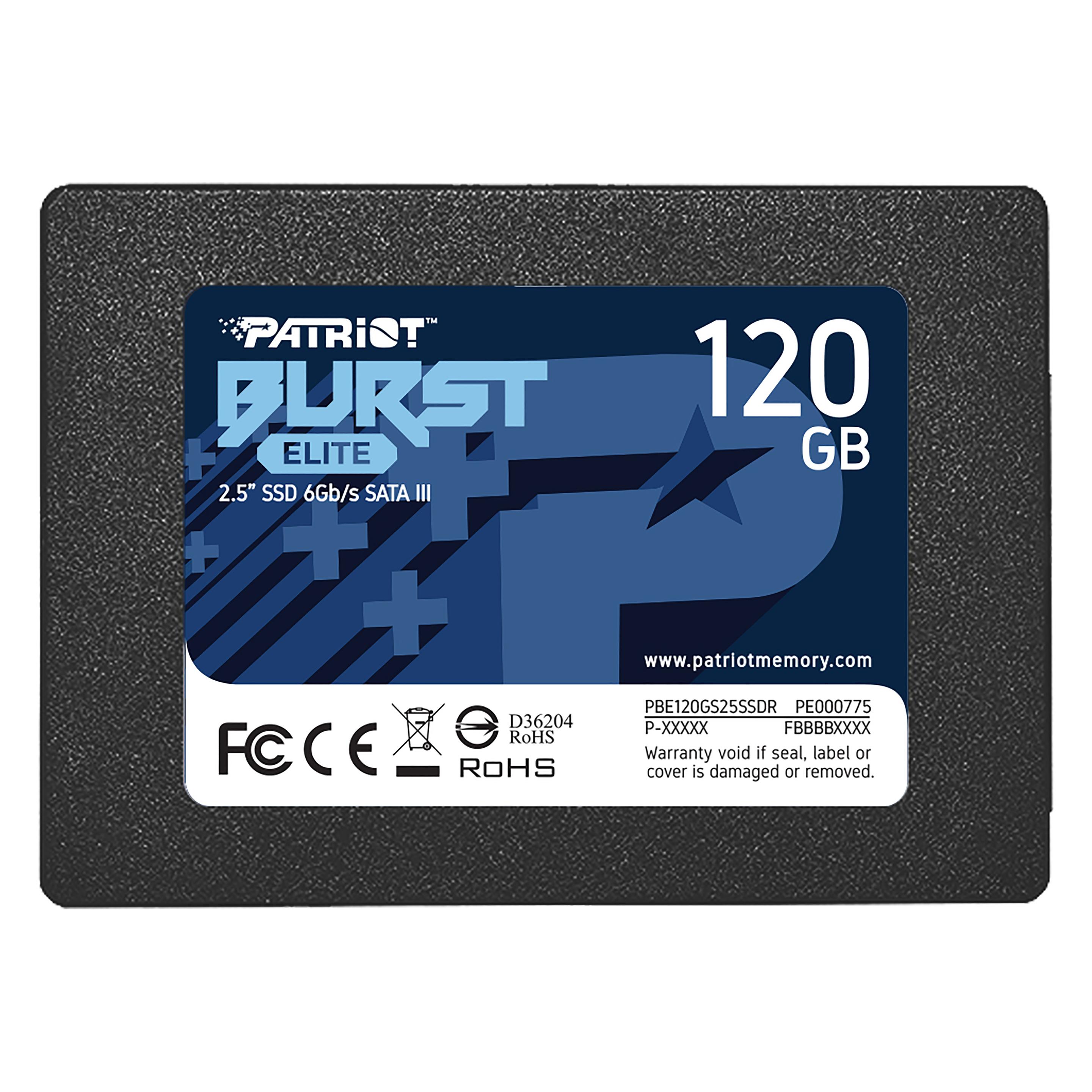 Patriot Burst Elite Serial ATA III (120 GB, 2.5") (PBE120GS25SSDR)