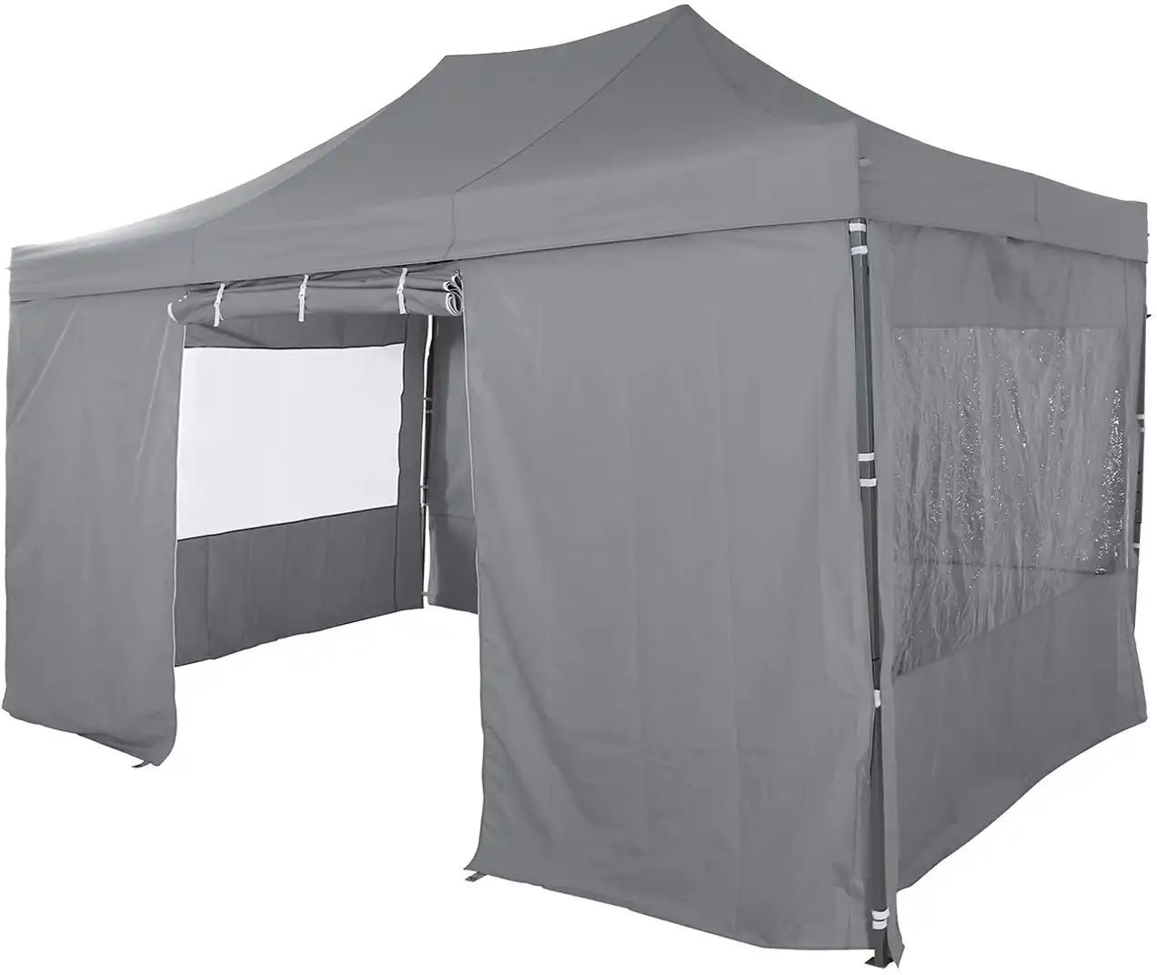 Siena Garden Faltpavillon  Allrounder ¦ grau ¦ Maße (cm): B: 450 H: 325