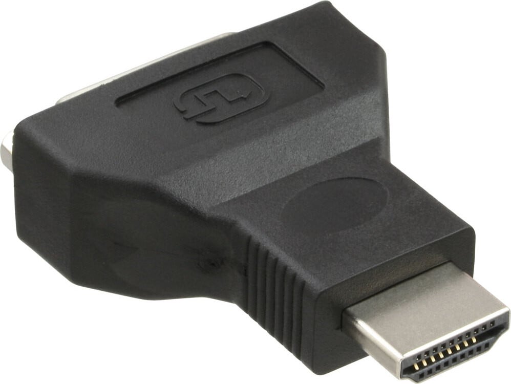 InLine 17670 HDMI naar DVI-D adapter, zwart