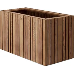 Growlarge Selbstbewässernder Blumentopf dunkle Eiche